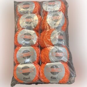 Skacel Fiori Yarn – Orange, Made in Italy (10 Skein Lot)